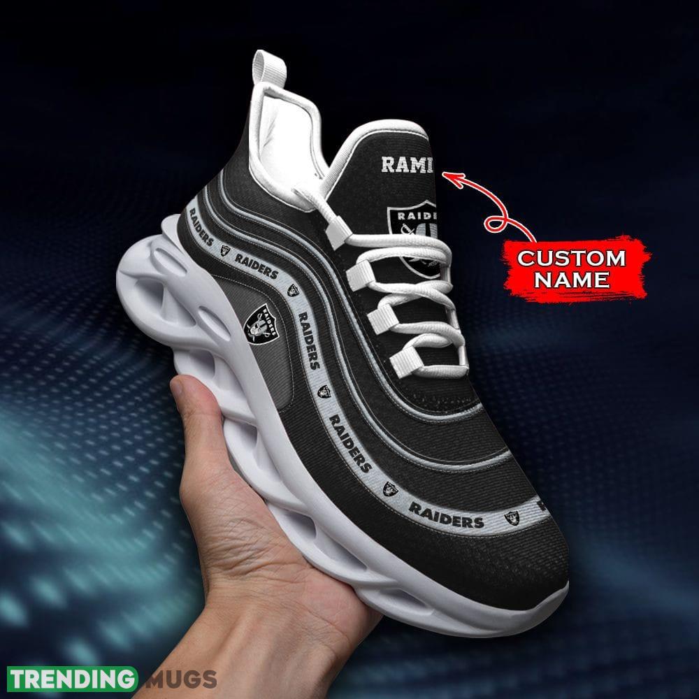 Las Vegas Raiders Limited Edition Custom Name Max Soul Shoes Luxury NFL Clunky For Men Women Gift Max Soul Las Vegas Raiders Limited Edition Custom Name Max Soul Shoes Luxury NFL Clunky For Men Women Gift Max Soul