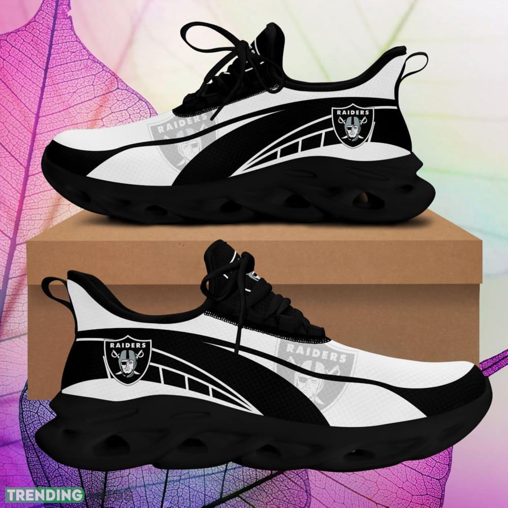 Las Vegas Raiders Sneakers Shoes For Fans Gift Men And Women Max Soul Shoes Trending - Las Vegas Raiders Sneakers Shoes_1 Las Vegas Raiders Sneakers Shoes For Fans Gift Men And Women Max Soul Shoes Trending - Las Vegas Raiders Sneakers Shoes_1