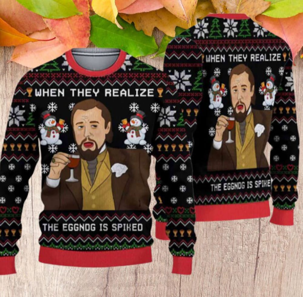 Laughing Leo Dicaprio Meme Ugly Christmas Sweater Ugly Christmas Pattern Xmas Sweatshirt Christmas Gift Xmas 2023 Gift Gift for Family - 021223-120054 Laughing Leo Dicaprio Meme Ugly Christmas Sweater Ugly Christmas Pattern Xmas Sweatshirt Christmas Gift Xmas 2023 Gift Gift for Family - 021223-120054