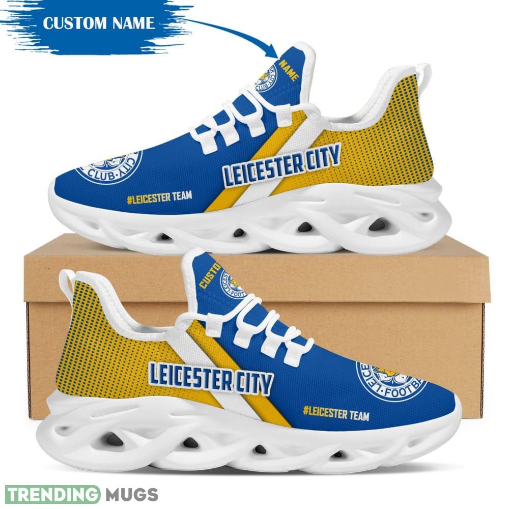 Leicester City Logo Custom Name Pattern 3D Max Soul Sneaker Shoes In Blue And Yellow - Leicester City Logo Custom Name Pattern 3D Max Soul Sneaker Shoes In Blue And Yellow_1 Leicester City Logo Custom Name Pattern 3D Max Soul Sneaker Shoes In Blue And Yellow - Leicester City Logo Custom Name Pattern 3D Max Soul Sneaker Shoes In Blue And Yellow_1