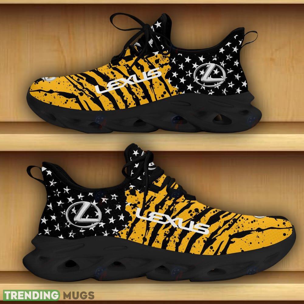 Lexus Car And Motorcycle Racing Running Shoes Yellow Max Soul Sneakers For Men Women Max Soul Lexus Car And Motorcycle Racing Running Shoes Yellow Max Soul Sneakers For Men Women Max Soul