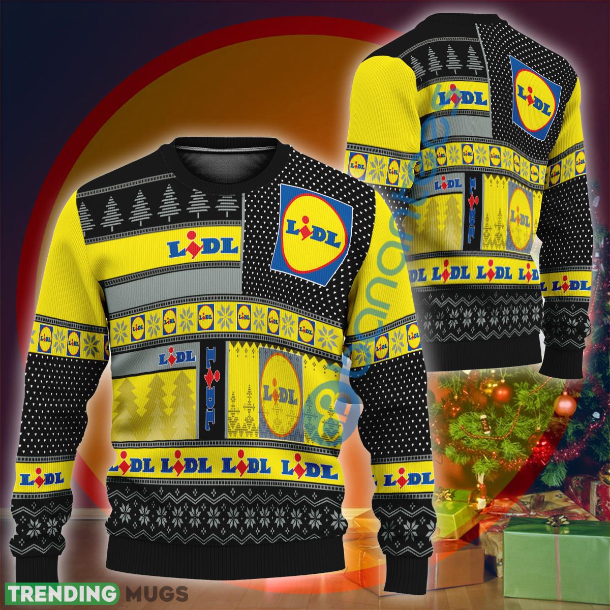 Lidl Logo Design Ugly Christmas Sweater Holidays Gift - Lidl Logo Design Ugly Christmas Sweater Holidays Gift Lidl Logo Design Ugly Christmas Sweater Holidays Gift - Lidl Logo Design Ugly Christmas Sweater Holidays Gift