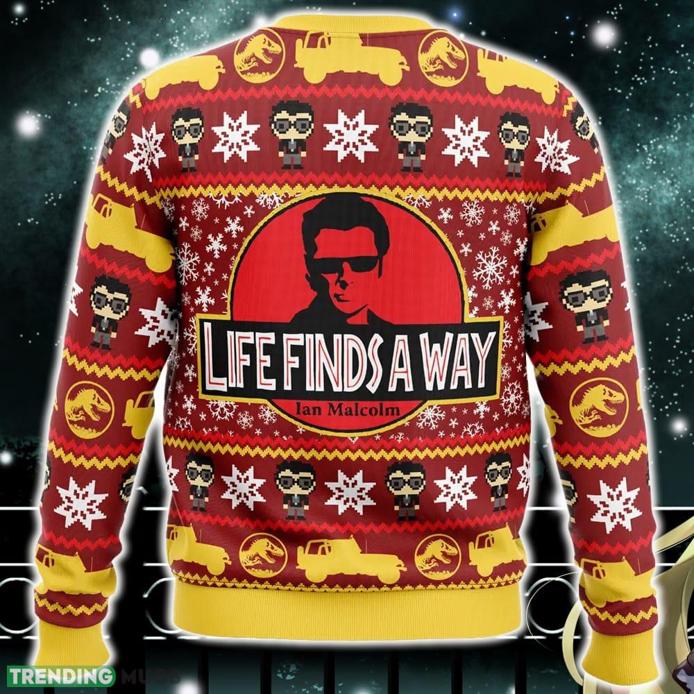 Life Finds A Way Jurassic Park Ugly Christmas Sweater Funny Gift Ideas Christmas 3D Sweater Life Finds A Way Jurassic Park Ugly Christmas Sweater Funny Gift Ideas Christmas 3D Sweater