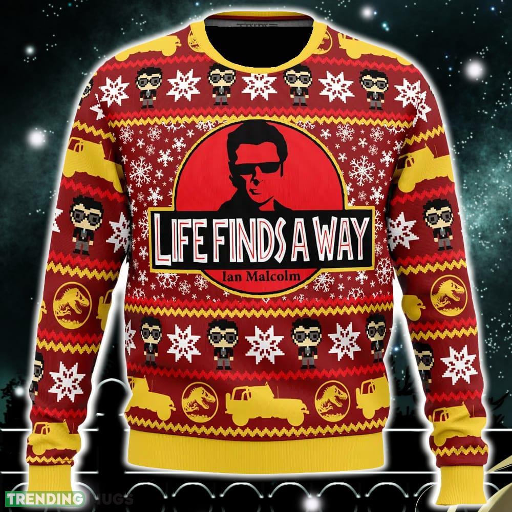 Life Finds A Way Jurassic Park Ugly Christmas Sweater Funny Gift Ideas Christmas - Life Finds A Way Jurassic Park Ugly Christmas Sweater_1 Life Finds A Way Jurassic Park Ugly Christmas Sweater Funny Gift Ideas Christmas - Life Finds A Way Jurassic Park Ugly Christmas Sweater_1