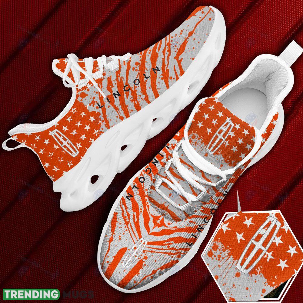 Lincoln Car And Motorcycle Racing Chunky Shoes Orange Max Soul Sneakers For Men Women - Lincoln Car And Motorcycle Racing Orange Max Soul Shoes Photo 1 Lincoln Car And Motorcycle Racing Chunky Shoes Orange Max Soul Sneakers For Men Women - Lincoln Car And Motorcycle Racing Orange Max Soul Shoes Photo 1