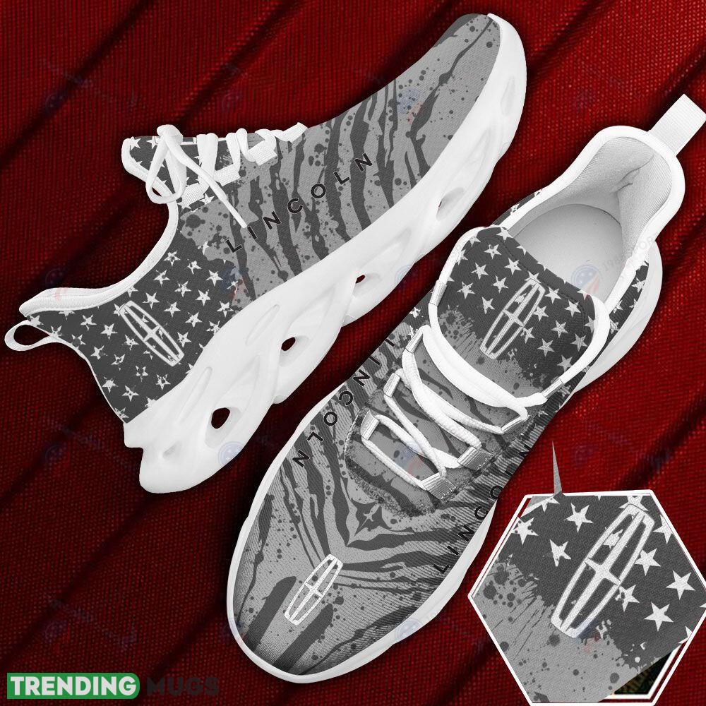 Lincoln Car And Motorcycle Racing Chunky Sneaker Grey Max Soul Shoes Gift For Fans - Lincoln Car And Motorcycle Racing Grey Max Soul Shoes Photo 1 Lincoln Car And Motorcycle Racing Chunky Sneaker Grey Max Soul Shoes Gift For Fans - Lincoln Car And Motorcycle Racing Grey Max Soul Shoes Photo 1