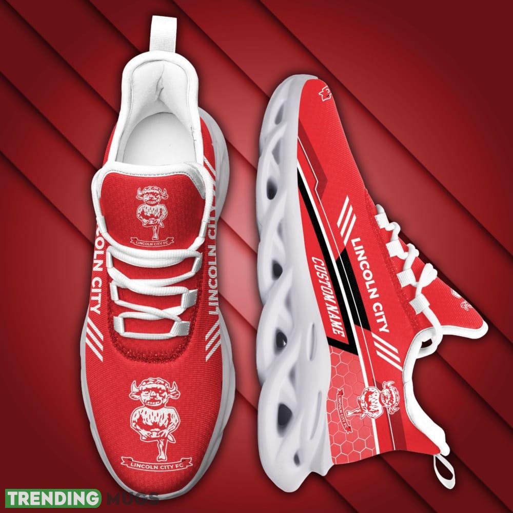 Lincoln City Logo Custom Name Pattern 3D Max Soul Sneaker Shoes Max Soul Lincoln City Logo Custom Name Pattern 3D Max Soul Sneaker Shoes Max Soul