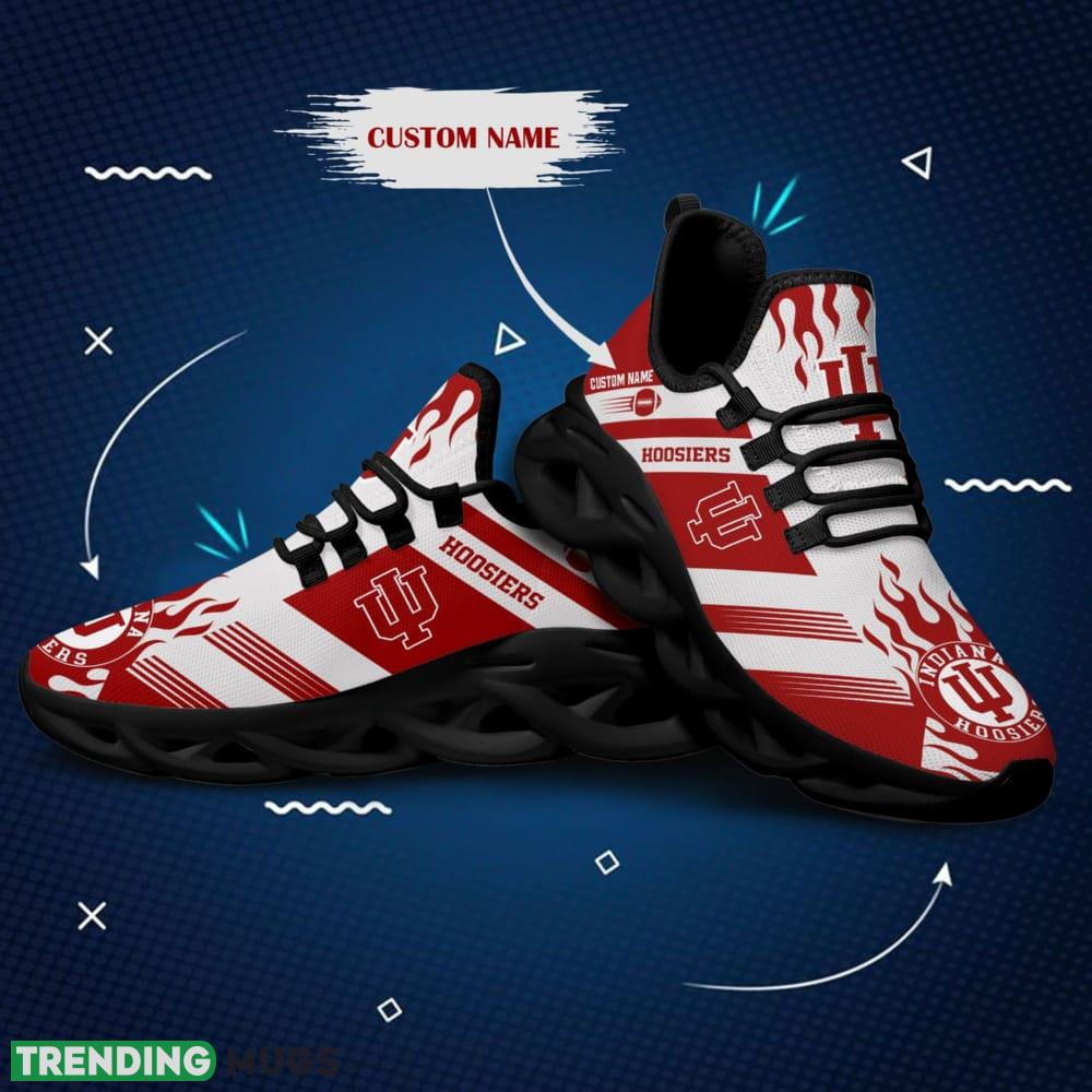 Logo Triangle Pattern Custom Name 3D Max Soul Sneaker Shoes In Red White Max Soul Logo Triangle Pattern Custom Name 3D Max Soul Sneaker Shoes In Red White Max Soul