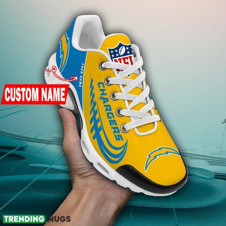 Los Angeles Chargers Air Cushion Sports Shoes Men Women TN Sneakers Custom Name - Los Angeles Chargers Air Cushion Sports Shoes Gift Men Women TN Sneakers Photo 1 Los Angeles Chargers Air Cushion Sports Shoes Men Women TN Sneakers Custom Name - Los Angeles Chargers Air Cushion Sports Shoes Gift Men Women TN Sneakers Photo 1