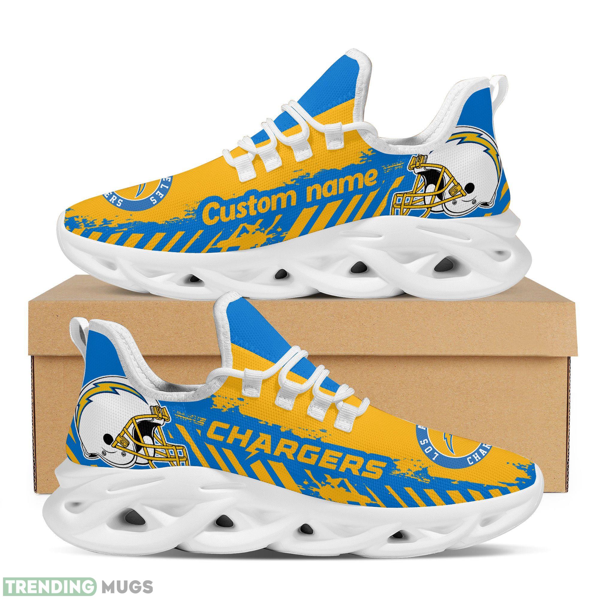 Los Angeles Chargers Americanfootball Team Helmet Custom Name Men And Women Max Soul Sneakers Shoes For Fans - Los Angeles Chargers Americanfootball Team Helmet Custom Name Personalized Men And Women Max Soul Sneakers Shoes For Fans_1 Los Angeles Chargers Americanfootball Team Helmet Custom Name Men And Women Max Soul Sneakers Shoes For Fans - Los Angeles Chargers Americanfootball Team Helmet Custom Name Personalized Men And Women Max Soul Sneakers Shoes For Fans_1