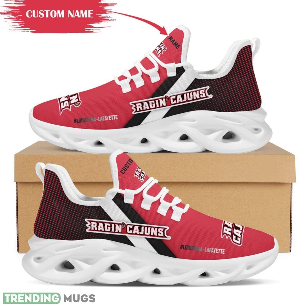 Louisiana Ragin_ Cajuns Logo Custom Name Pattern 3D Max Soul Sneaker Shoes - Louisiana Ragin_ Cajuns Logo Custom Name Pattern 3D Max Soul Sneaker Shoes_1 Louisiana Ragin_ Cajuns Logo Custom Name Pattern 3D Max Soul Sneaker Shoes - Louisiana Ragin_ Cajuns Logo Custom Name Pattern 3D Max Soul Sneaker Shoes_1