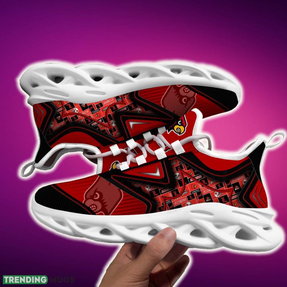 Louisville Cardinals Black And White Clunky Shoes NCAA Teams For Fans Running Shoes New Clunky Sneakers Max Soul Louisville Cardinals Black And White Clunky Shoes NCAA Teams For Fans Running Shoes New Clunky Sneakers Max Soul