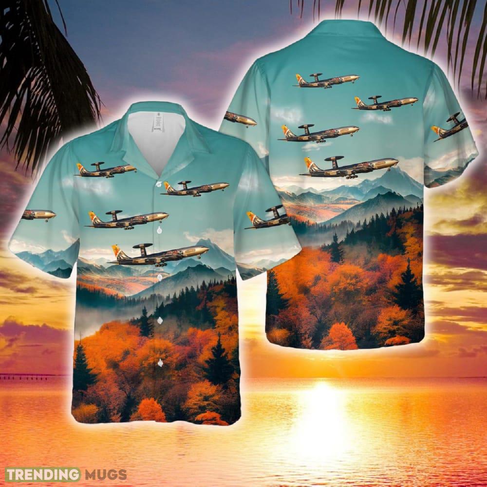 Luxembourg Air Force NATO Boeing E-3A Sentry in 25th anniversary livery Hawaiian Shirt - Luxembourg Air Force NATO Boeing E-3A Sentry in 25th anniversary livery Hawaiian Shirt Luxembourg Air Force NATO Boeing E-3A Sentry in 25th anniversary livery Hawaiian Shirt - Luxembourg Air Force NATO Boeing E-3A Sentry in 25th anniversary livery Hawaiian Shirt
