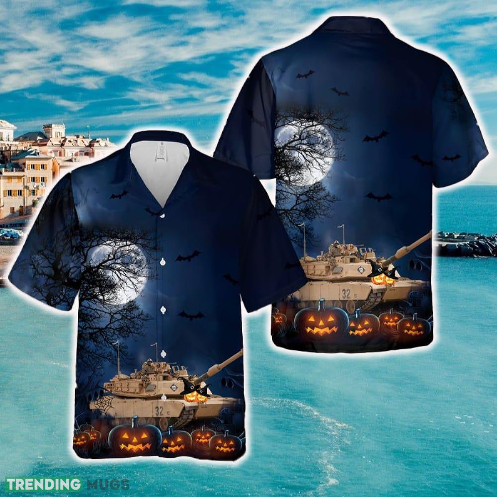 M1 Abrams Tank Halloween Hawaiian Shirt - M1 Abrams Tank Halloween Hawaiian Shirt M1 Abrams Tank Halloween Hawaiian Shirt - M1 Abrams Tank Halloween Hawaiian Shirt