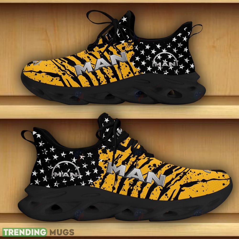 Man Car And Motorcycle Racing Running Sneaker Yellow Max Soul Shoes Gift For Fans Max Soul Man Car And Motorcycle Racing Running Sneaker Yellow Max Soul Shoes Gift For Fans Max Soul