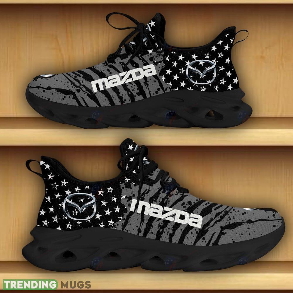 Mazda Car And Motorcycle Racing Running Sneaker Black Max Soul Shoes Gift For Fans Max Soul Mazda Car And Motorcycle Racing Running Sneaker Black Max Soul Shoes Gift For Fans Max Soul