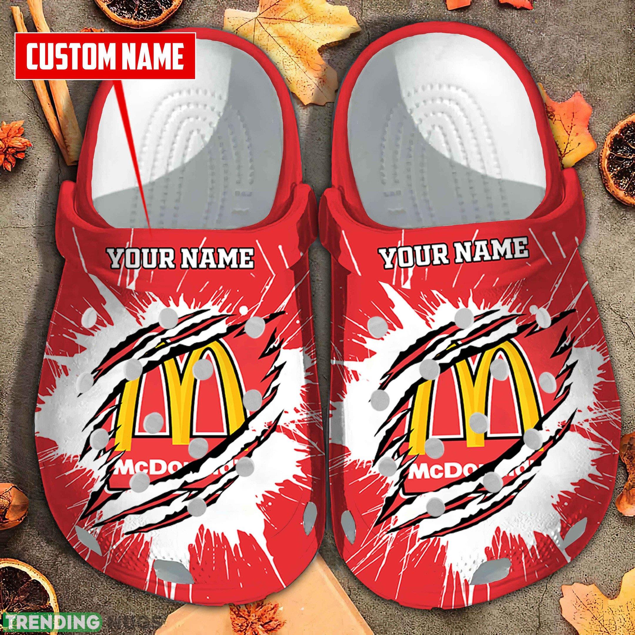 Mcdonald's Clogs Shoes Custom Name Logo Brands Gift Beach Summer Clog Shoes Mcdonald's Clogs Shoes Custom Name Logo Brands Gift Beach Summer - Mcdonald's Clogs Shoes Custom Name Logo Brands Gift Beach Summer