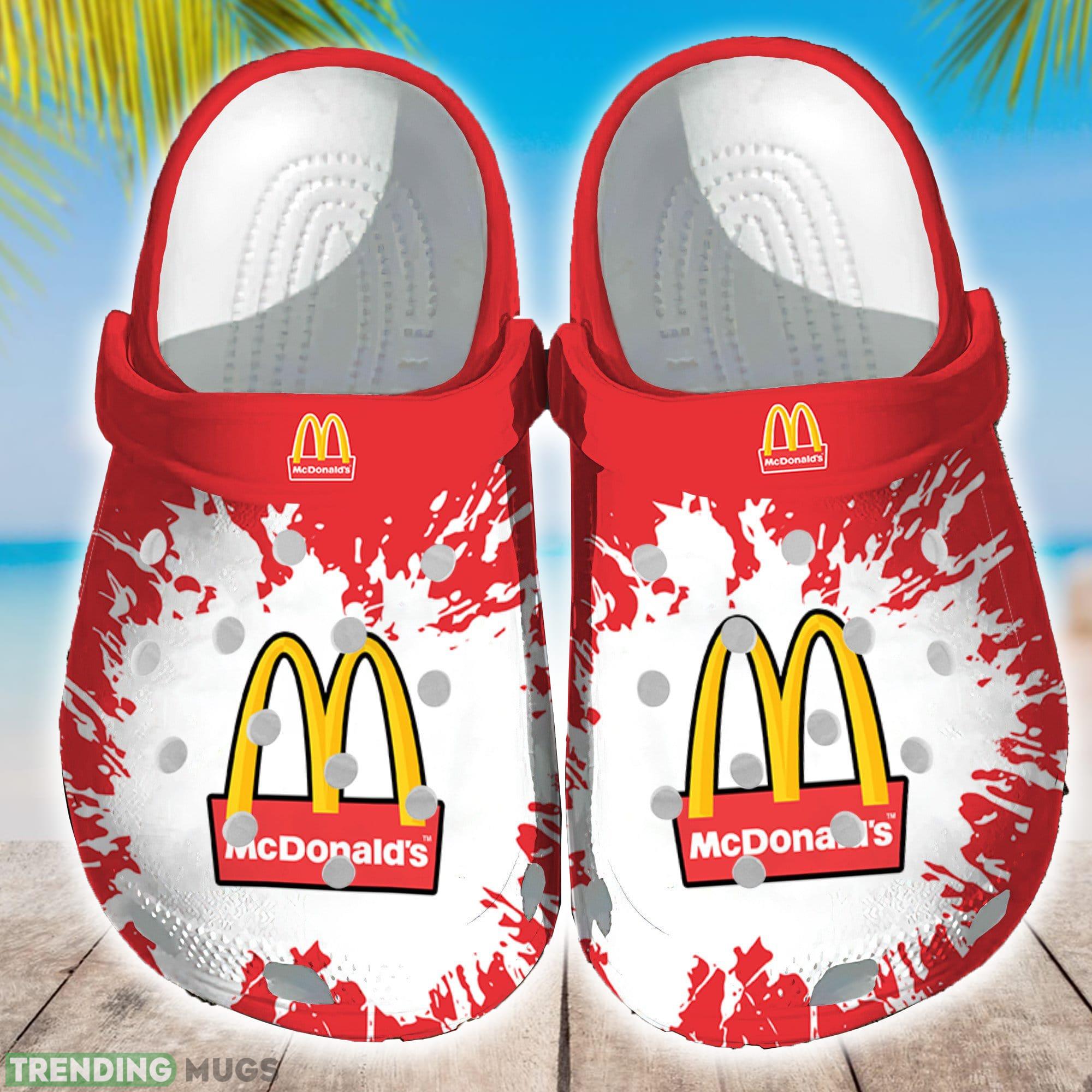 Mcdonald's Clogs Shoes Logo Brands Gift Beach Summer Men And Women Urban - Mcdonald's Clogs Shoes Logo Brands Gift Beach Summer Men And Women Urban