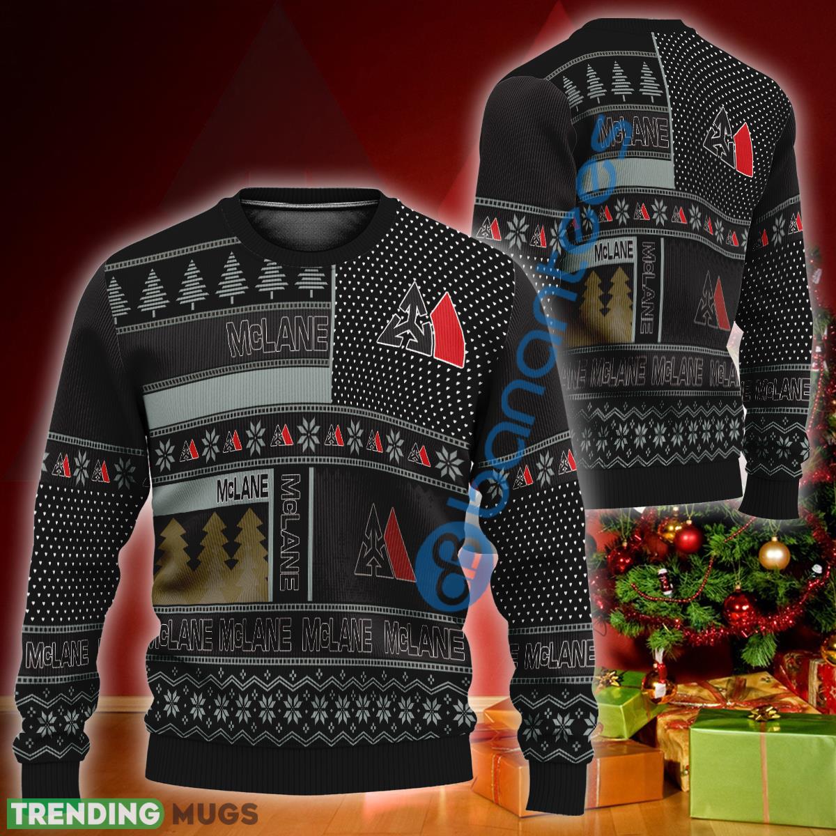 Mclane Logo Design Ugly Christmas Sweater Gift For Fans - Mclane Logo Design Ugly Christmas Sweater Gift For Fans Mclane Logo Design Ugly Christmas Sweater Gift For Fans - Mclane Logo Design Ugly Christmas Sweater Gift For Fans