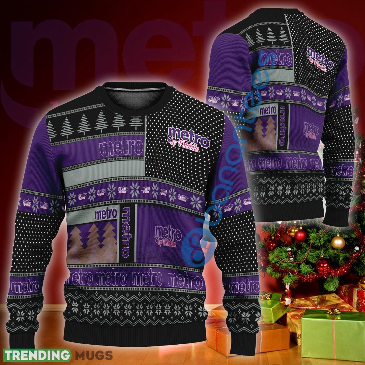 Metro By T Mobile Logo Design Ugly Xmas Sweater AOP Gift For Fans - Metro By T Mobile Logo Design Ugly Xmas Sweater AOP Gift For Fans Metro By T Mobile Logo Design Ugly Xmas Sweater AOP Gift For Fans - Metro By T Mobile Logo Design Ugly Xmas Sweater AOP Gift For Fans