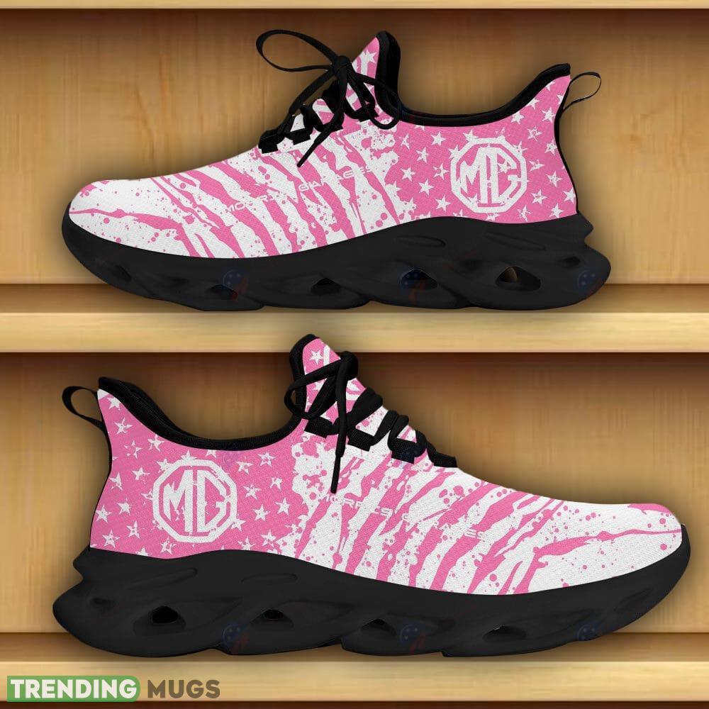 MG Motor Car And Motorcycle Racing Running Sneaker Pink Max Soul Shoes Gift For Fans Max Soul MG Motor Car And Motorcycle Racing Running Sneaker Pink Max Soul Shoes Gift For Fans Max Soul