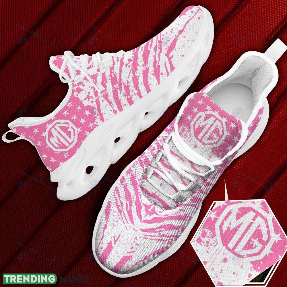 MG Motor Car And Motorcycle Racing Running Sneaker Pink Max Soul Shoes Gift For Fans - MG Motor Car And Motorcycle Racing Pink Max Soul Shoes Photo 1 MG Motor Car And Motorcycle Racing Running Sneaker Pink Max Soul Shoes Gift For Fans - MG Motor Car And Motorcycle Racing Pink Max Soul Shoes Photo 1