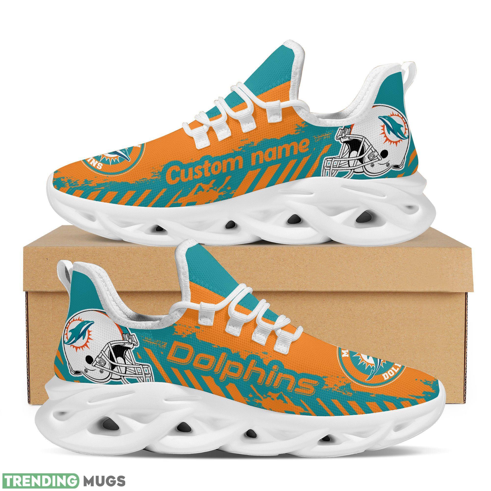 Miami Dolphins Americanfootball Team Helmet Custom Name Men And Women Max Soul Sneakers Shoes For Fans - Miami Dolphins Americanfootball Team Helmet Men And Max Soul Sneakers Shoes_1 Miami Dolphins Americanfootball Team Helmet Custom Name Men And Women Max Soul Sneakers Shoes For Fans - Miami Dolphins Americanfootball Team Helmet Men And Max Soul Sneakers Shoes_1