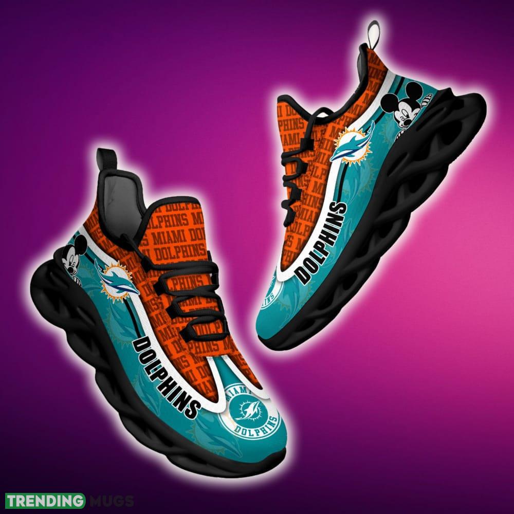 Miami Dolphins Black And White Identity Sports Sneakers Ideas For Men And Women Gift Max Soul Shoes - Miami Dolphins Black And White Clunky Sneakers For Fans This Season, Custom Sport Shoes_1 Miami Dolphins Black And White Identity Sports Sneakers Ideas For Men And Women Gift Max Soul Shoes - Miami Dolphins Black And White Clunky Sneakers For Fans This Season, Custom Sport Shoes_1