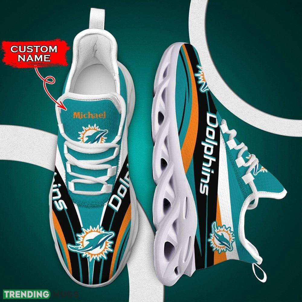 Miami Dolphins Max Soul Shoes Luxury Custom Name - Miami Dolphins Max Soul Shoes Luxury_1 Miami Dolphins Max Soul Shoes Luxury Custom Name - Miami Dolphins Max Soul Shoes Luxury_1