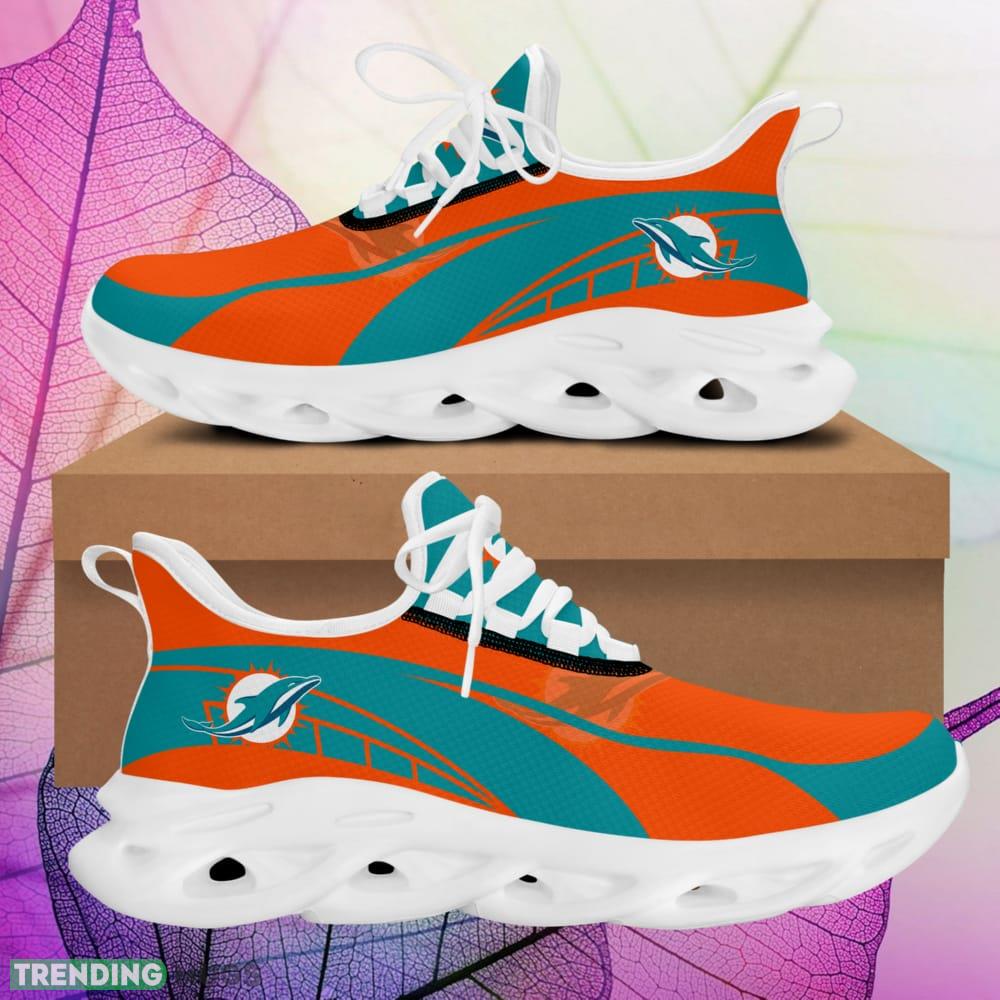Miami Dolphins Sneakers Shoes For Fans Gift Men And Women Max Soul Shoes Trending Max Soul Miami Dolphins Sneakers Shoes For Fans Gift Men And Women Max Soul Shoes Trending Max Soul