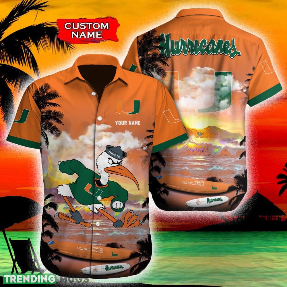 Miami Hurricanes NCAA Resort Custom Name Hawaiian Shirt Beach For Men Women Gift For Fans - Miami Hurricanes NCAA Resort Custom Name Hawaiian Shirt Beach For Men Women Gift For Fans Miami Hurricanes NCAA Resort Custom Name Hawaiian Shirt Beach For Men Women Gift For Fans - Miami Hurricanes NCAA Resort Custom Name Hawaiian Shirt Beach For Men Women Gift For Fans