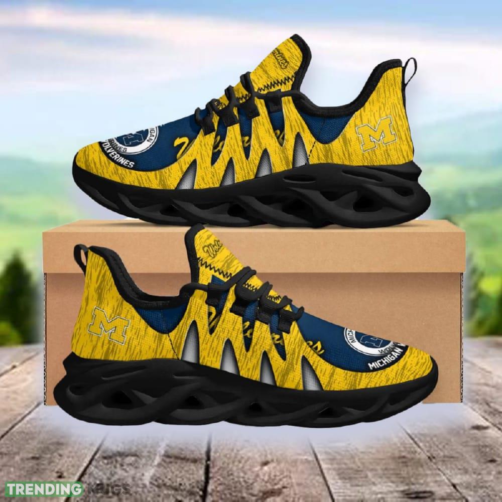 Michigan Wolverines 3D Print Max Soul Running Shoes Ideas Gift Sports Sneakers - Michigan Wolverines 3D Print Max Soul Running Shoes_1 Michigan Wolverines 3D Print Max Soul Running Shoes Ideas Gift Sports Sneakers - Michigan Wolverines 3D Print Max Soul Running Shoes_1