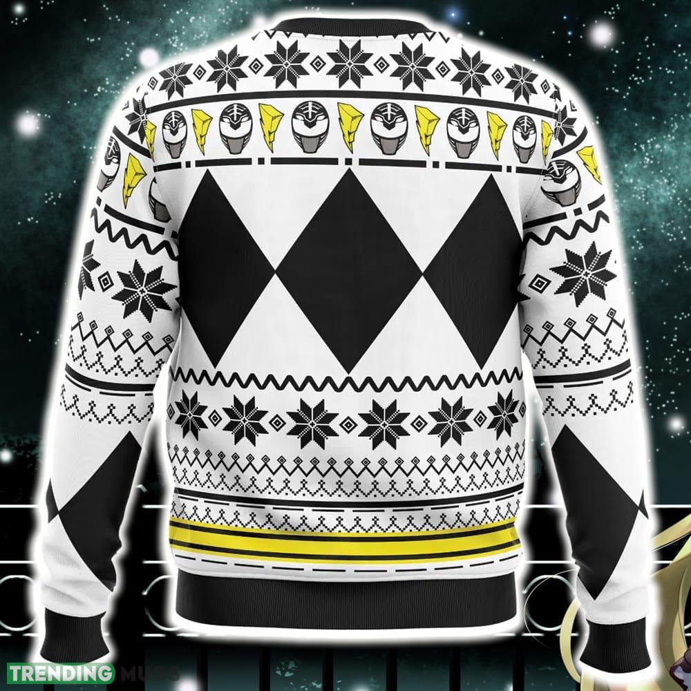 Mighty Morphin White Ranger Power Rangers Ugly Christmas Sweater Funny Gift Ideas Christmas 3D Sweater Mighty Morphin White Ranger Power Rangers Ugly Christmas Sweater Funny Gift Ideas Christmas 3D Sweater