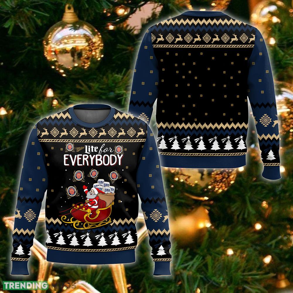Miller Lite For Everybody Ugly Sweater Gift Christmas For Men And Women - Miller Lite For Everybody Ugly Sweater_1 Miller Lite For Everybody Ugly Sweater Gift Christmas For Men And Women - Miller Lite For Everybody Ugly Sweater_1