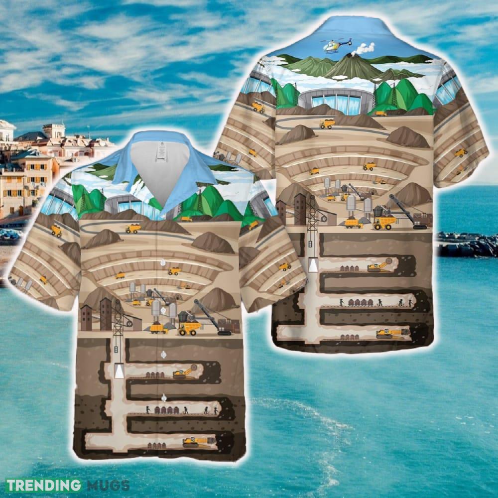 Mining Hawaiian Shirt - Mining Hawaiian Shirt Mining Hawaiian Shirt - Mining Hawaiian Shirt