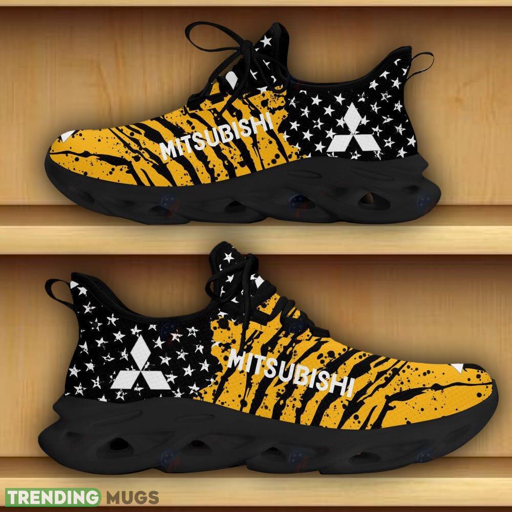 Mitsubishi Car And Motorcycle Racing Chunky Sneaker Yellow Max Soul Shoes Gift For Fans Max Soul Mitsubishi Car And Motorcycle Racing Chunky Sneaker Yellow Max Soul Shoes Gift For Fans Max Soul