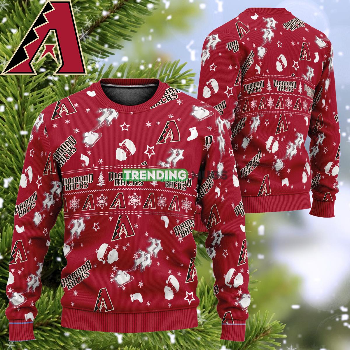 MLB Arizona Diamondbacks Santa Reindeer Sleigh Ugly Christmas Sweater AOP Gift For Fans - MLB Arizona Diamondbacks Santa Reindeer Sleigh Ugly Christmas Sweater AOP Gift For Fans MLB Arizona Diamondbacks Santa Reindeer Sleigh Ugly Christmas Sweater AOP Gift For Fans - MLB Arizona Diamondbacks Santa Reindeer Sleigh Ugly Christmas Sweater AOP Gift For Fans