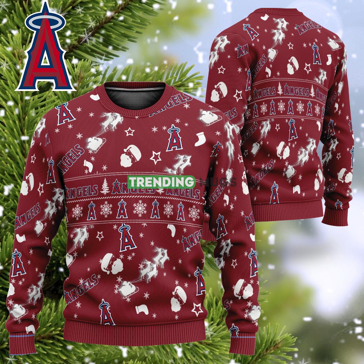 MLB Los Angeles Angels Style Santa Reindeer Ugly Xmas 3D Sweater Gift For Men Women - MLB Los Angeles Angels Style Santa Reindeer Ugly Xmas 3D Sweater Gift For Men Women MLB Los Angeles Angels Style Santa Reindeer Ugly Xmas 3D Sweater Gift For Men Women - MLB Los Angeles Angels Style Santa Reindeer Ugly Xmas 3D Sweater Gift For Men Women