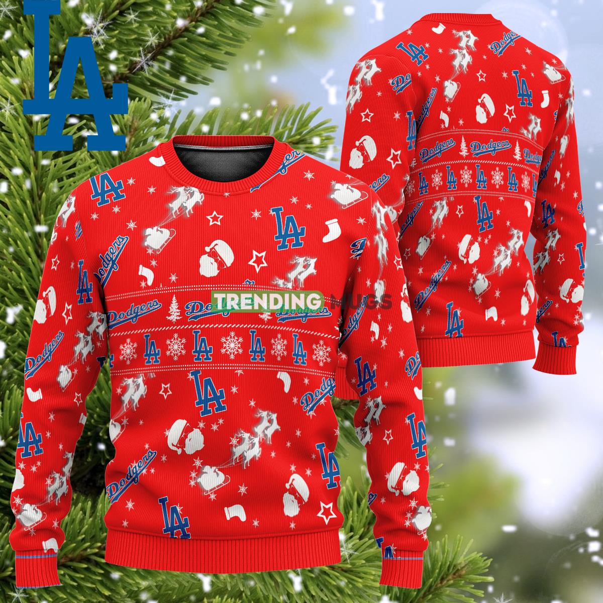 MLB Los Angeles Dodgers Snow Santa Reindeer Ugly Christmas 3D Sweater Gift For Men Women - MLB Los Angeles Dodgers Snow Santa Reindeer Ugly Christmas 3D Sweater Gift For Men Women MLB Los Angeles Dodgers Snow Santa Reindeer Ugly Christmas 3D Sweater Gift For Men Women - MLB Los Angeles Dodgers Snow Santa Reindeer Ugly Christmas 3D Sweater Gift For Men Women