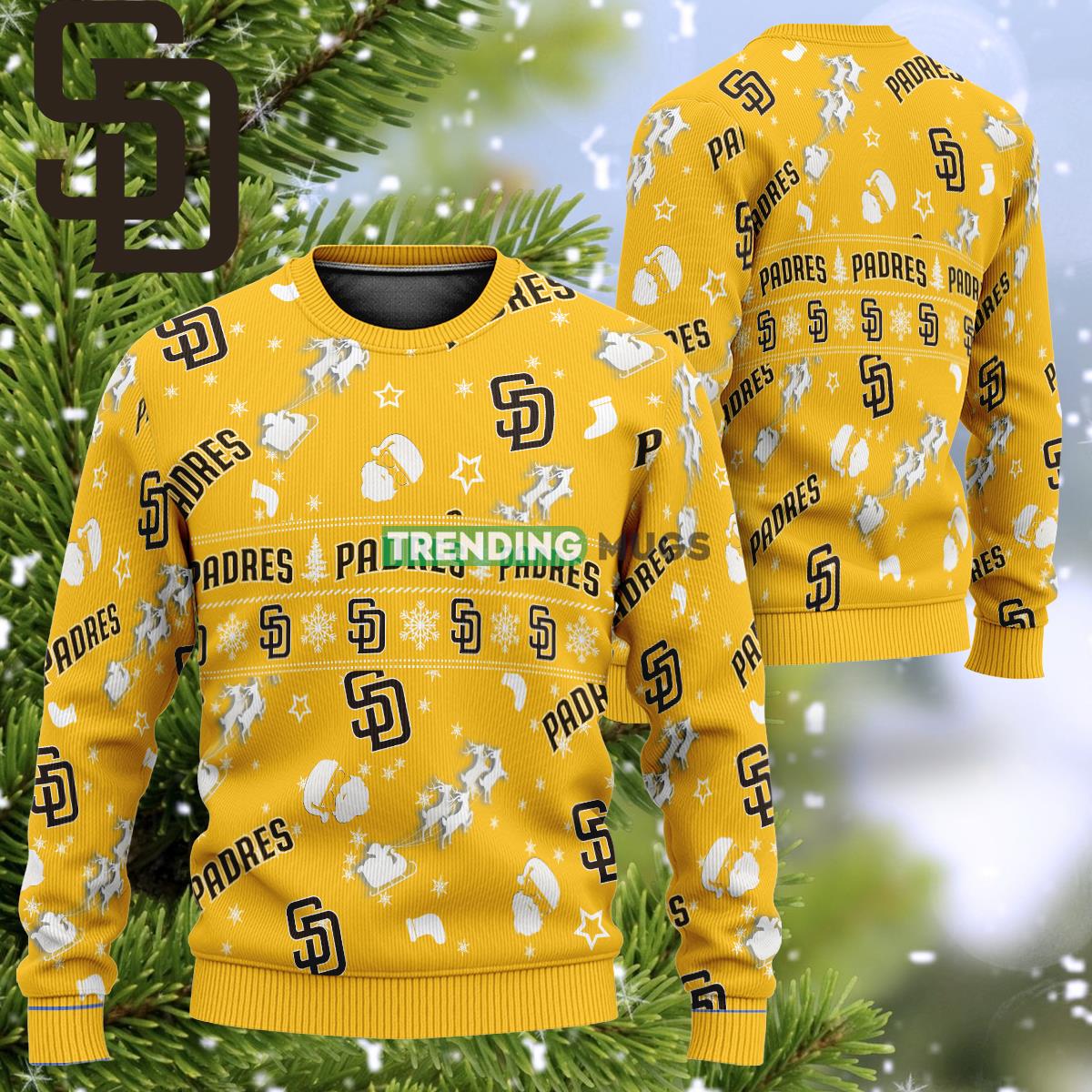 MLB San Diego Padres Santa Reindeer Sleigh Ugly Christmas 3D Sweater Gift For Men Women - MLB San Diego Padres Santa Reindeer Sleigh Ugly Christmas 3D Sweater Gift For Men Women MLB San Diego Padres Santa Reindeer Sleigh Ugly Christmas 3D Sweater Gift For Men Women - MLB San Diego Padres Santa Reindeer Sleigh Ugly Christmas 3D Sweater Gift For Men Women