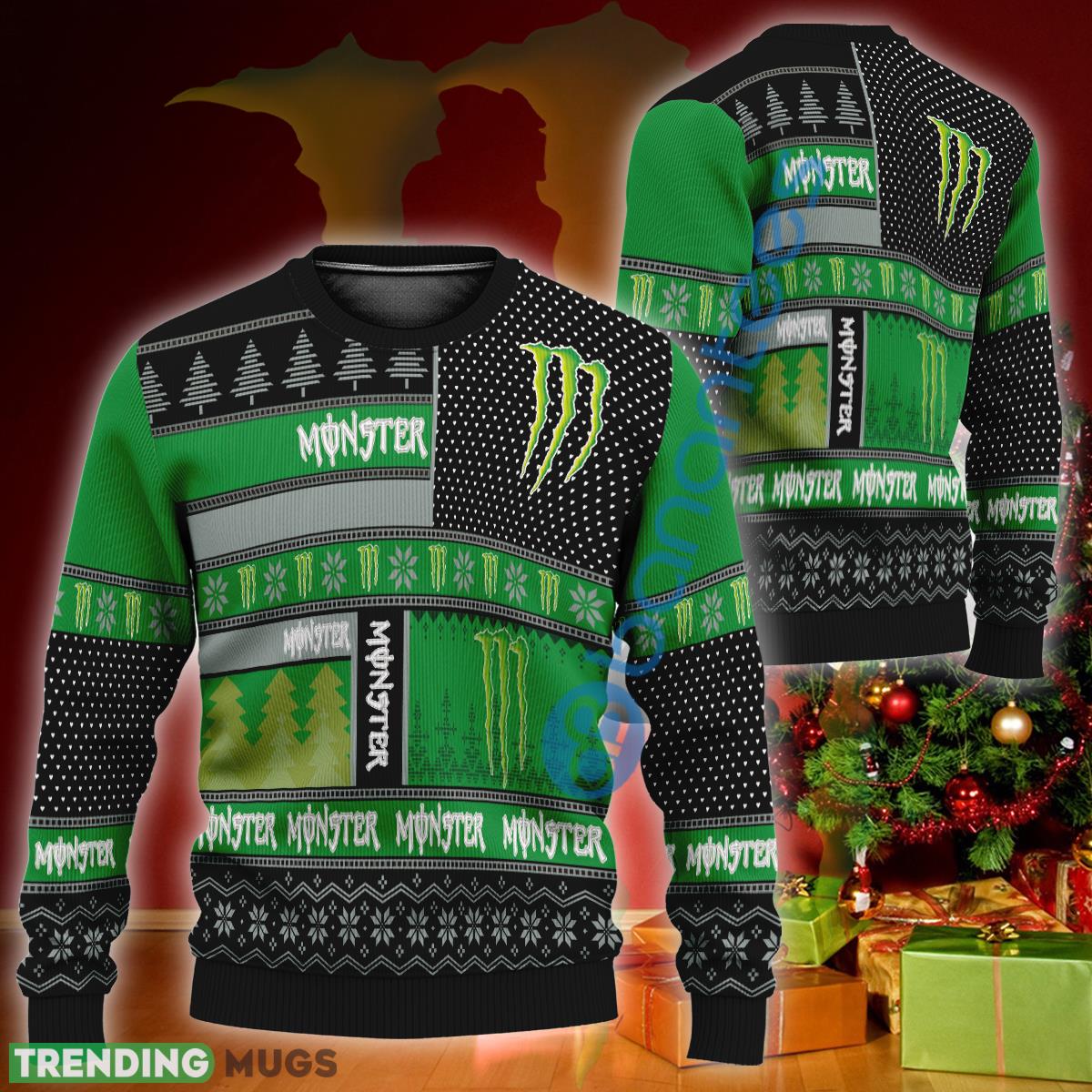 Monster Energy Logo Design Ugly Christmas Sweater Gift For Men Women - Monster Energy Logo Design Ugly Christmas Sweater Gift For Men Women Monster Energy Logo Design Ugly Christmas Sweater Gift For Men Women - Monster Energy Logo Design Ugly Christmas Sweater Gift For Men Women
