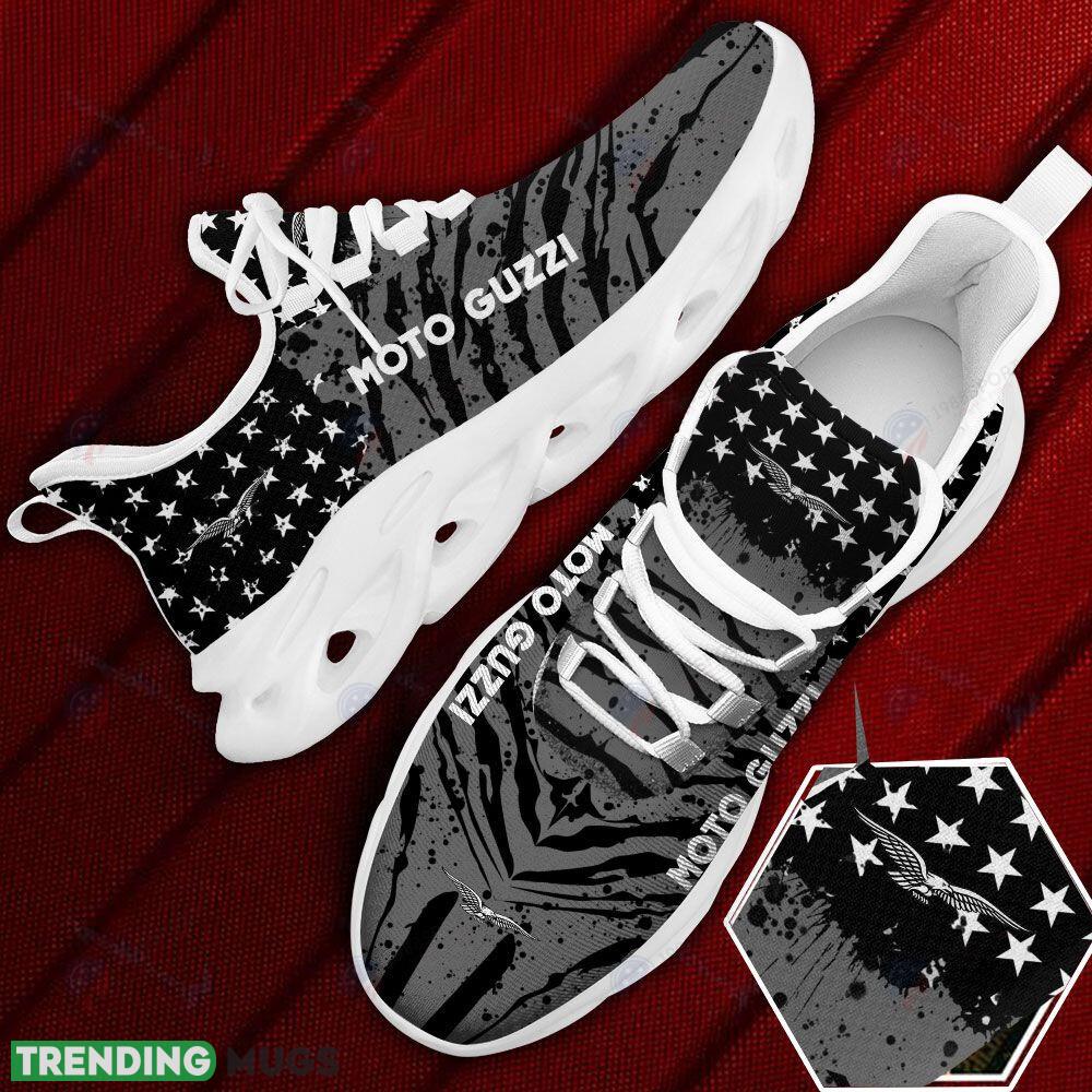 Moto Guzzi Car And Motorcycle Racing Chunky Shoes Black Max Soul Sneakers For Men Women - Moto Guzzi Car And Motorcycle Racing Black Max Soul Shoes Photo 1 Moto Guzzi Car And Motorcycle Racing Chunky Shoes Black Max Soul Sneakers For Men Women - Moto Guzzi Car And Motorcycle Racing Black Max Soul Shoes Photo 1