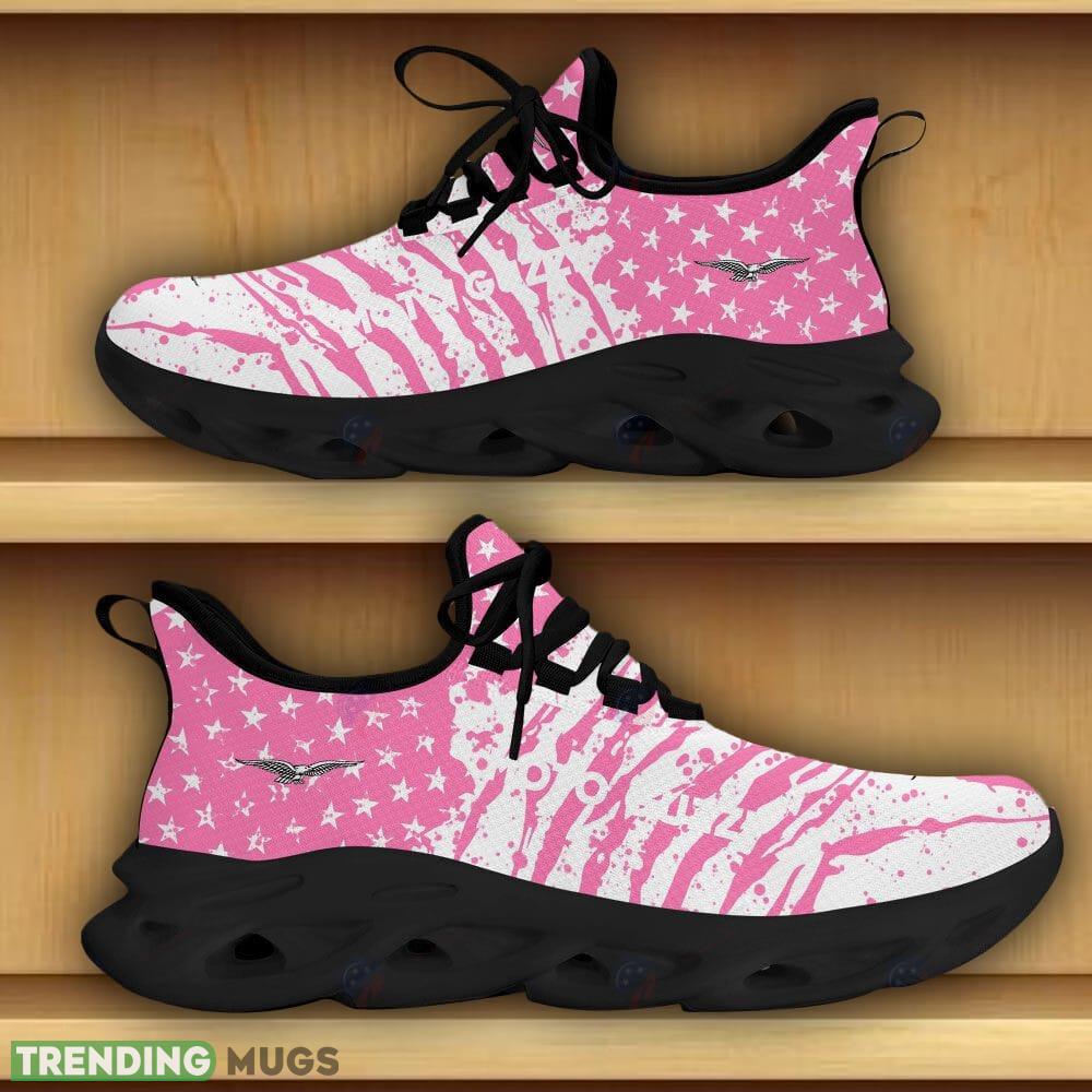 Moto Guzzi Car And Motorcycle Racing Running Sneaker Pink Max Soul Shoes Gift For Fans Max Soul Moto Guzzi Car And Motorcycle Racing Running Sneaker Pink Max Soul Shoes Gift For Fans Max Soul