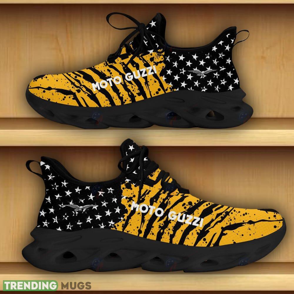 Moto Guzzi Car And Motorcycle Racing Sport Shoes Yellow Max Soul Sneakers For Men Women Max Soul Moto Guzzi Car And Motorcycle Racing Sport Shoes Yellow Max Soul Sneakers For Men Women Max Soul