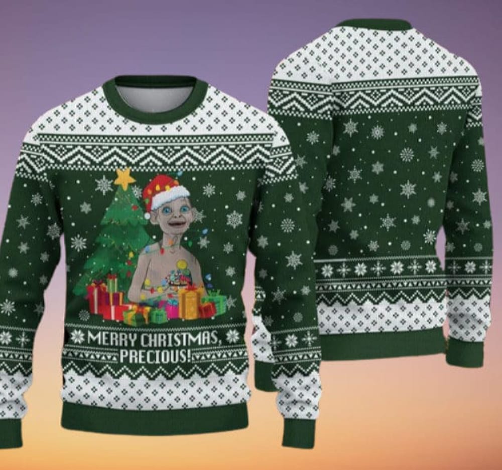 My Precious LOTR Ugly Sweater My Precious Meme Christmas Ugly Sweater 2023 LOTR Movie Fans Ugly Christmas Sweater All Over Print - 021223-120920 My Precious LOTR Ugly Sweater My Precious Meme Christmas Ugly Sweater 2023 LOTR Movie Fans Ugly Christmas Sweater All Over Print - 021223-120920