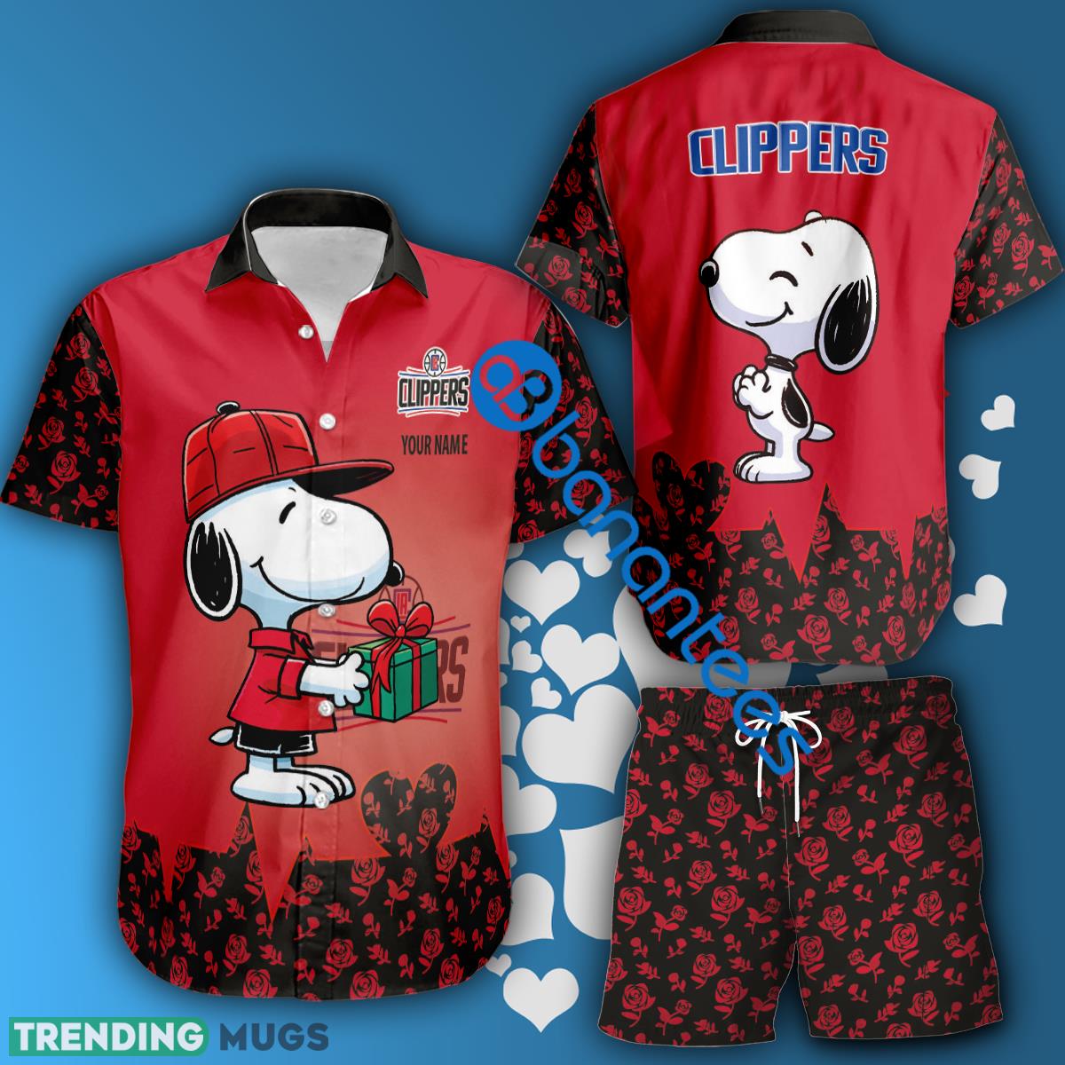 NBA Los Angeles Clippers Snoopy Gift Boyfriend And Girlfriend Hawaiian Shirt And Short Set Custom Name - NBA Los Angeles Clippers Snoopy Gift Boyfriend And Girlfriend Hawaiian Shirt And Short Set Custom Name NBA Los Angeles Clippers Snoopy Gift Boyfriend And Girlfriend Hawaiian Shirt And Short Set Custom Name - NBA Los Angeles Clippers Snoopy Gift Boyfriend And Girlfriend Hawaiian Shirt And Short Set Custom Name