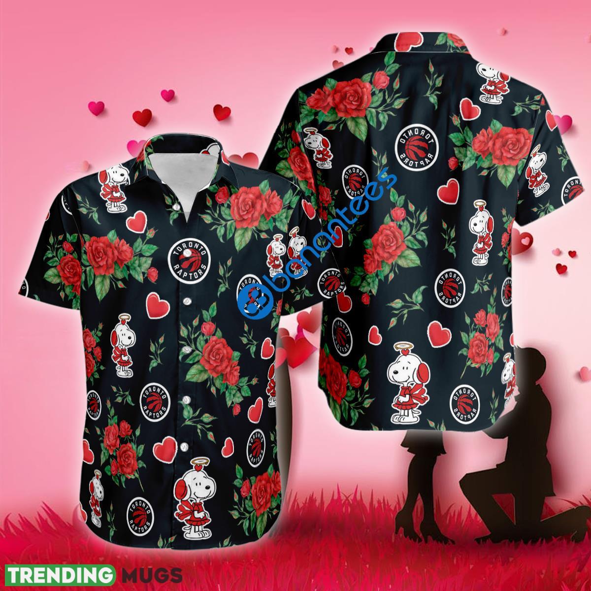 NBA Toronto Raptors Snoopy Cute Gift Valentines Hawaiian Shirt AOP Gift Fans - NBA Toronto Raptors Snoopy Cute Gift Valentines Hawaiian Shirt AOP Gift Fans