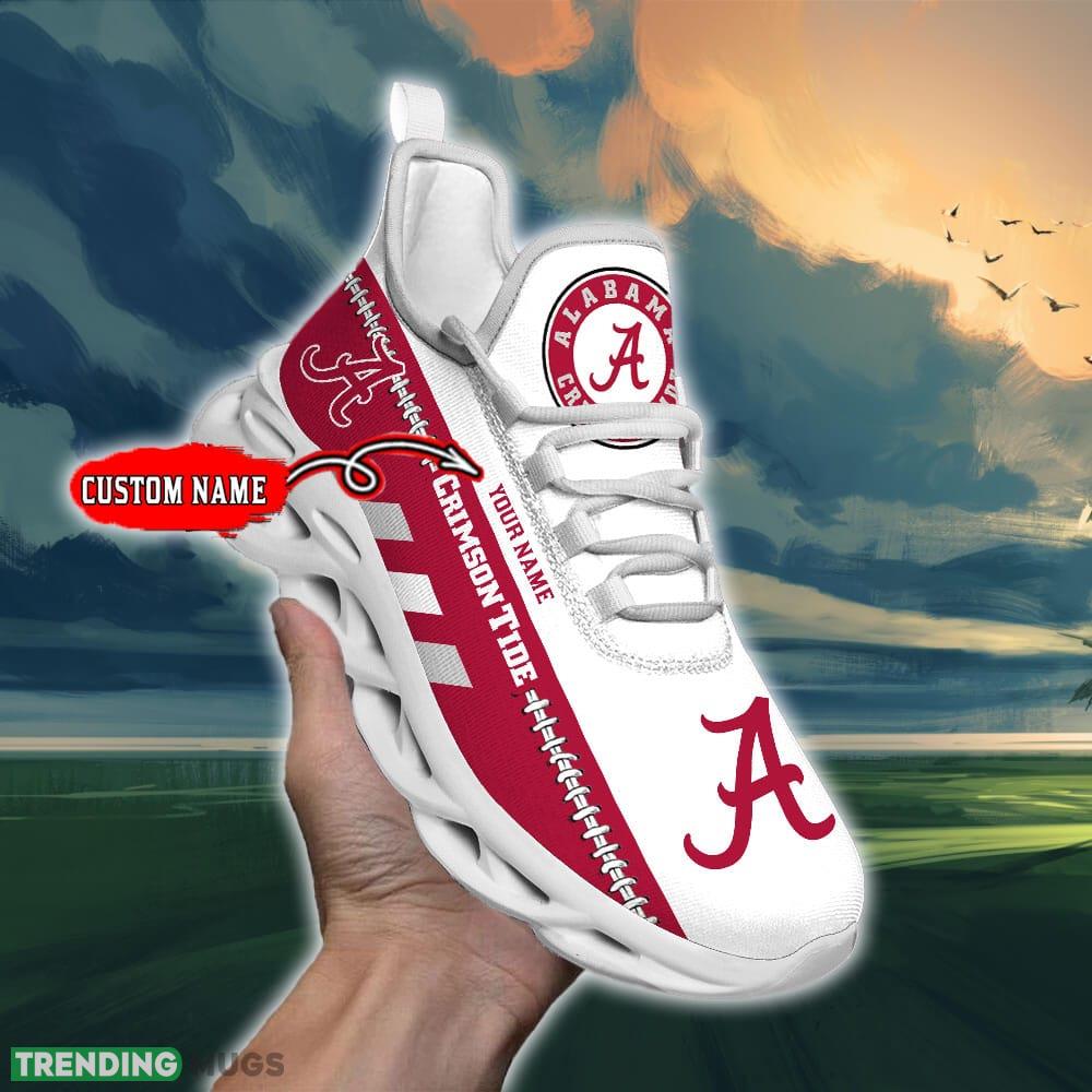 NCAA Alabama Crimson Tide Max Soul Shoes Design For Fans Running Sneakers Custom Name - NCAA Alabama Crimson Tide Max Soul Shoes_1 NCAA Alabama Crimson Tide Max Soul Shoes Design For Fans Running Sneakers Custom Name - NCAA Alabama Crimson Tide Max Soul Shoes_1