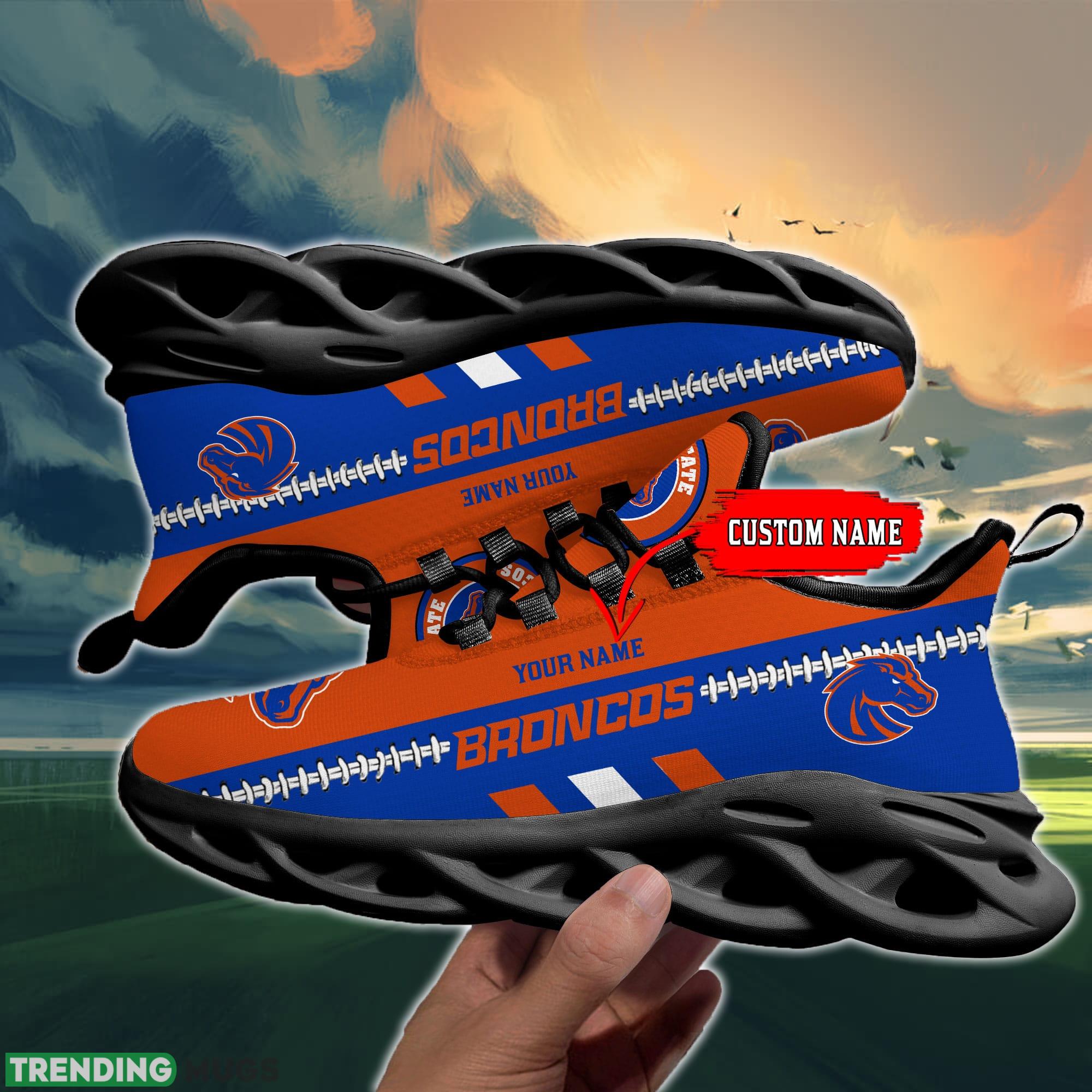 NCAA Boise State Broncos Max Soul Shoes Design For Fans Running Sneakers Custom Name Max Soul NCAA Boise State Broncos Max Soul Shoes Design For Fans Running Sneakers Custom Name Max Soul