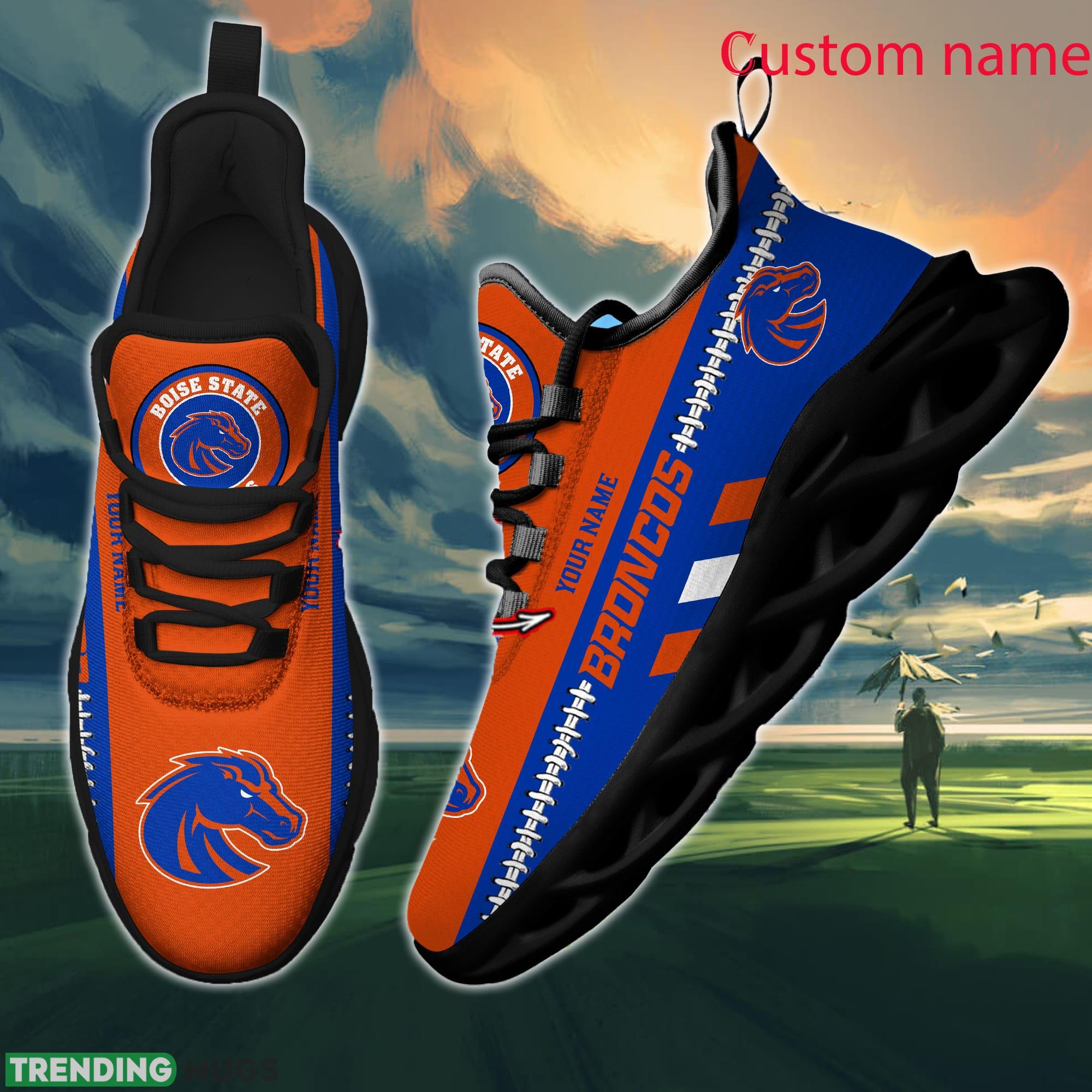NCAA Boise State Broncos Max Soul Shoes Design For Fans Running Sneakers Custom Name Max Soul NCAA Boise State Broncos Max Soul Shoes Design For Fans Running Sneakers Custom Name Max Soul